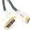 Micro Connectors 25Ft HDMI to DVI Cable with Protective Mesh Covering and Gold Plated Contacts.